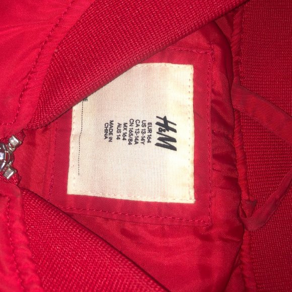 Trendy H&M Europe "Marshmello" Bomber Jacket - Picture 3 of 5